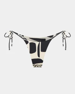 Bindi Contrast Knot Halter Bikini Set