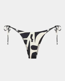 Bindi Contrast Knot Halter Bikini Set