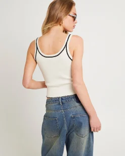 Bindi Contrast Tank Top