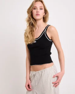 Bindi Contrast Tank Top