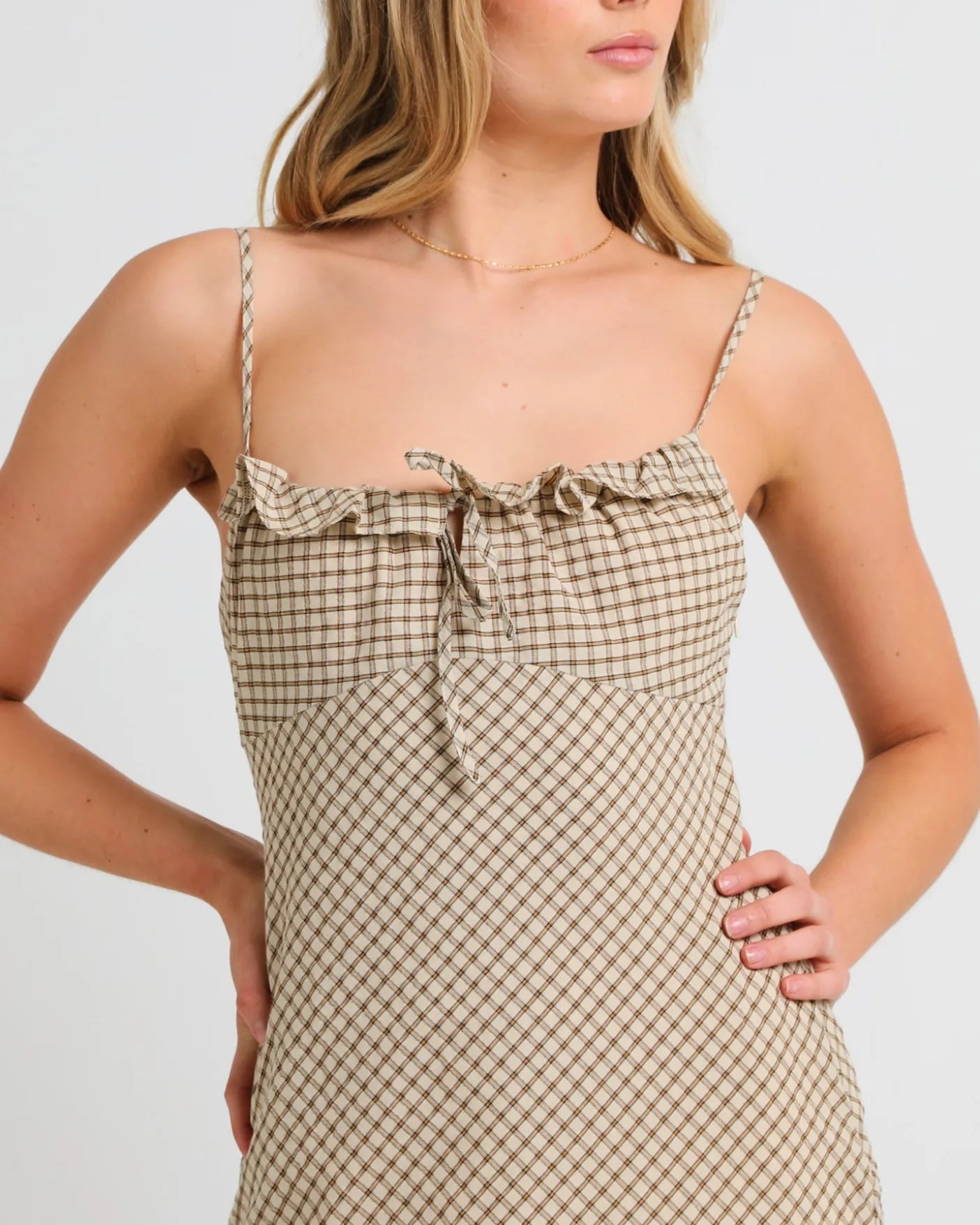 Birby Check Mini Dress