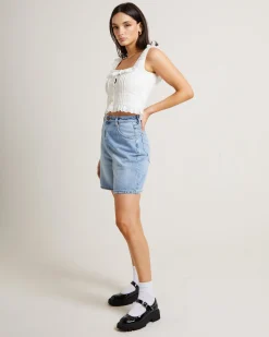 Birkin Lace Camisole Top in White
