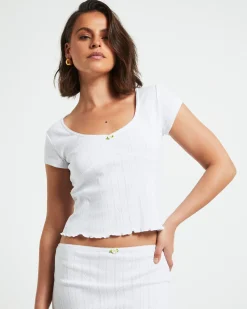 Bittersweet Baby Tee in White