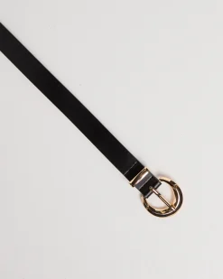 Black/Gold Buckle Belt
