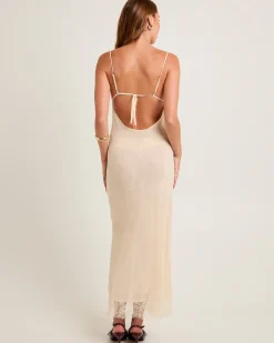 Blair Lace Tie Back Maxi Dress