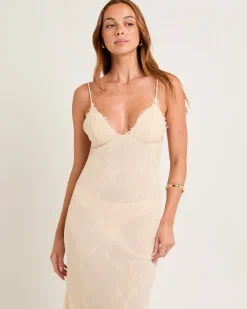 Blair Lace Tie Back Maxi Dress