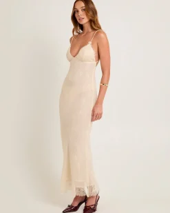 Blair Lace Tie Back Maxi Dress