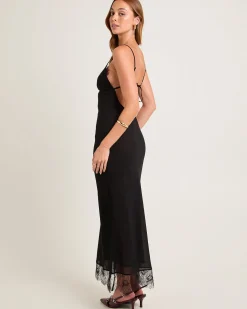 Blair Lace Tie Back Maxi Dress