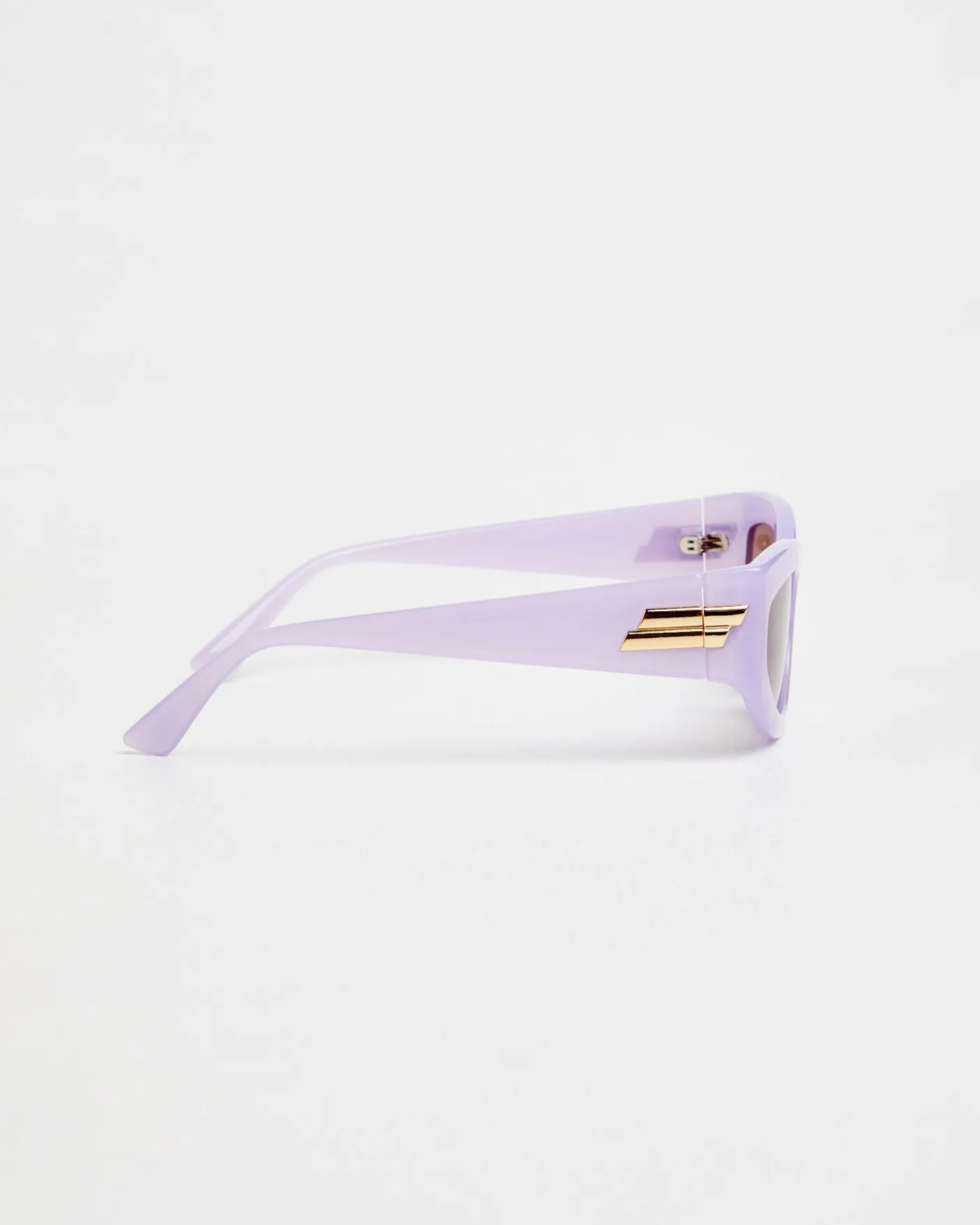 Blake Rectangle Sunglasses in Purple