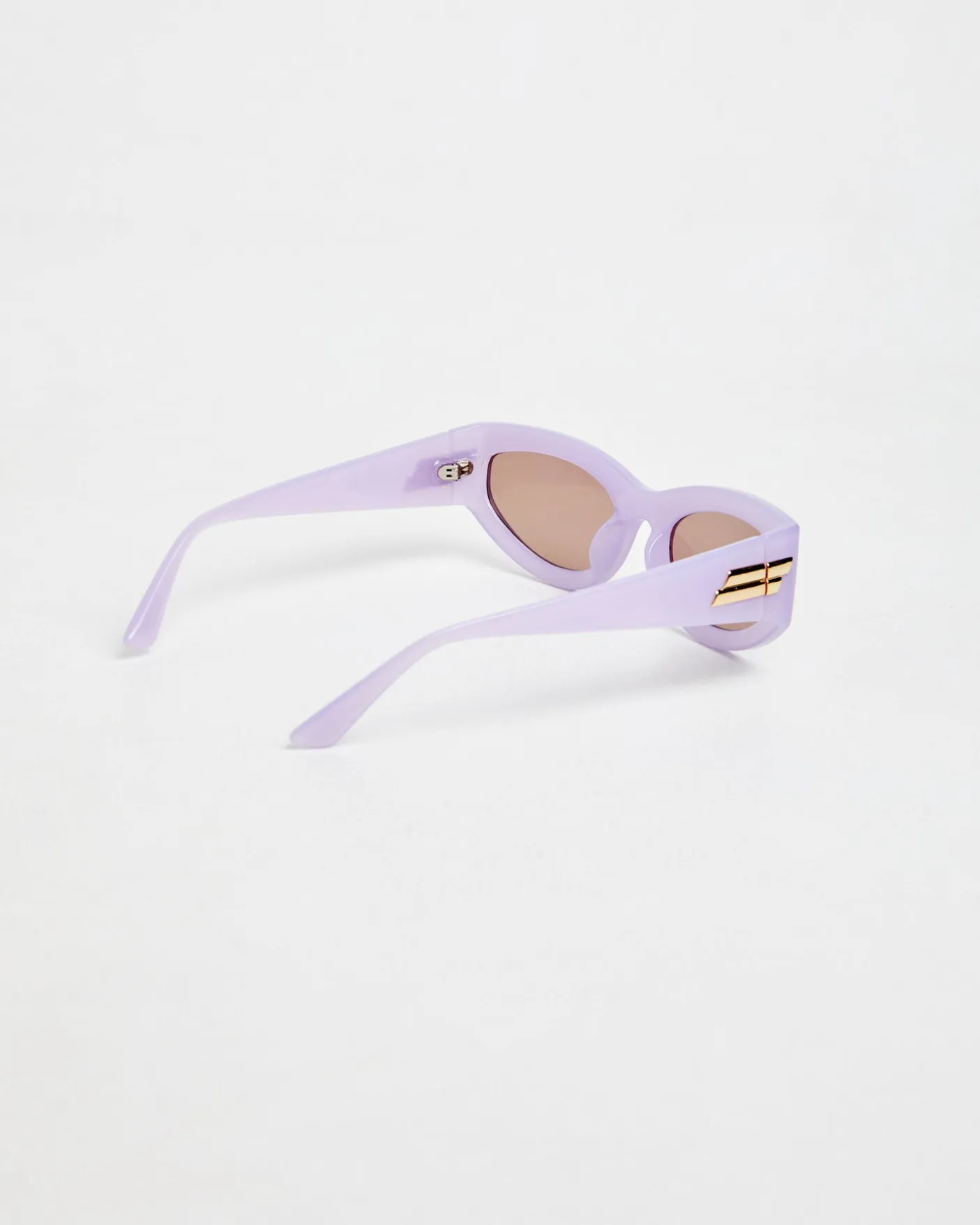 Blake Rectangle Sunglasses in Purple