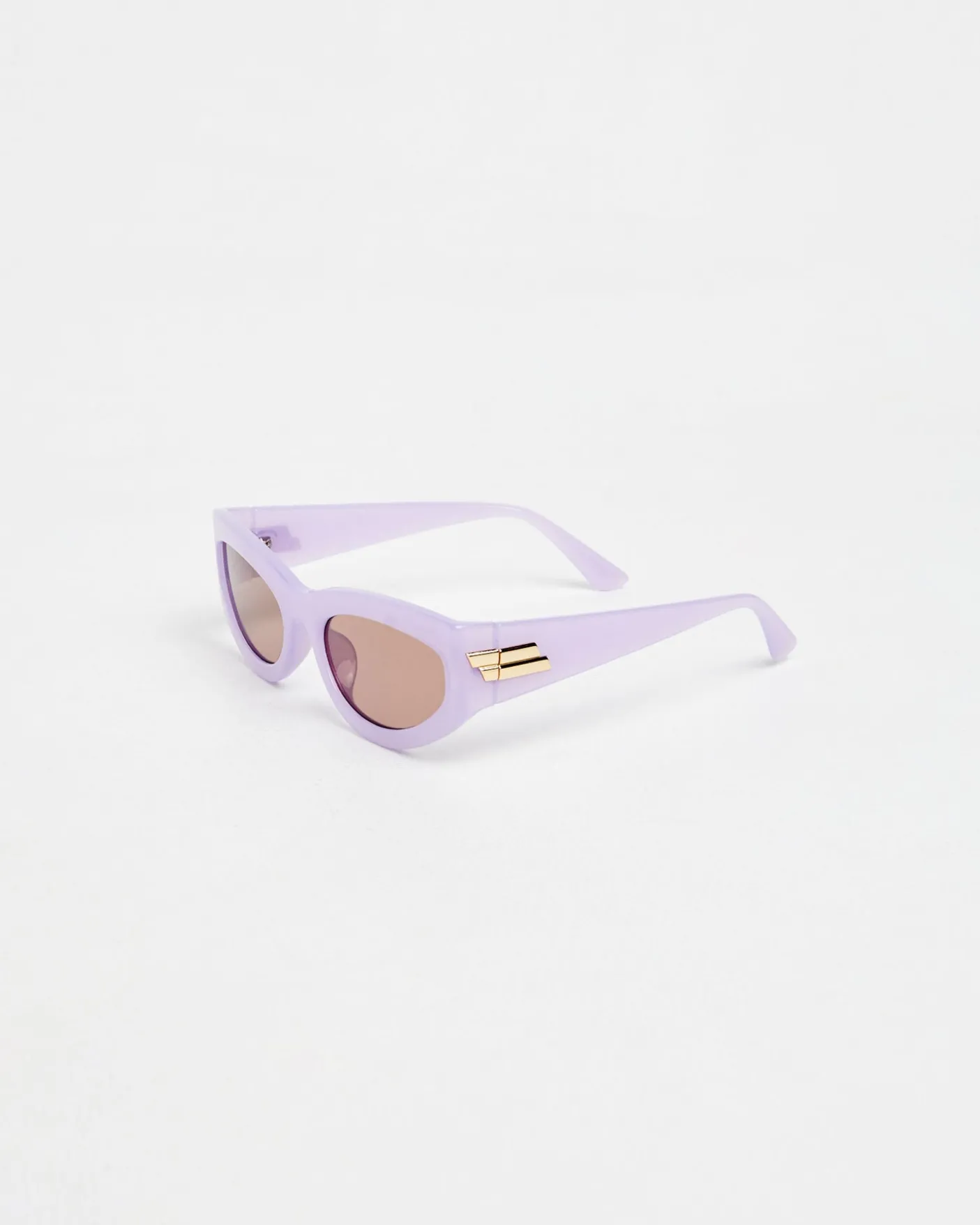 Blake Rectangle Sunglasses in Purple
