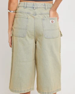 Blanco Light Denim Cargo Shorts