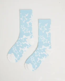 Bleached Star Socks 2 Pack in Multi
