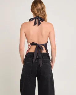 Blossom Backless Halter Top