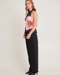 Blossom Backless Halter Top