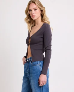 Bobbi Knit Open Front Top
