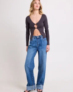 Bobbi Knit Open Front Top