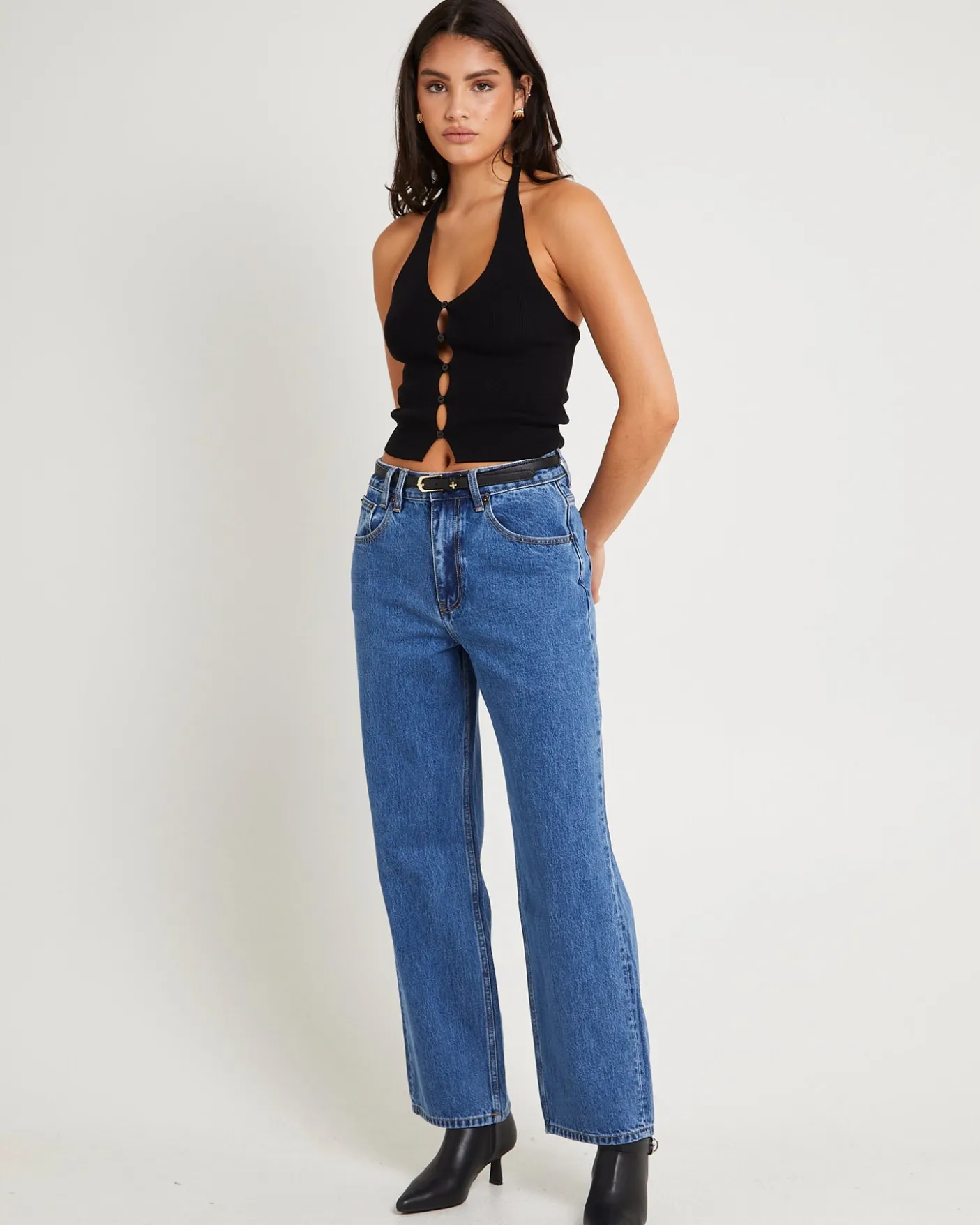 Bobby Baggy Dad Denim Jeans Petite