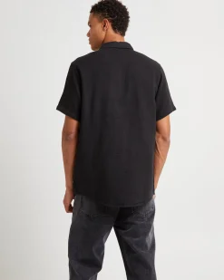 Bon Weave Shirt Washed Black