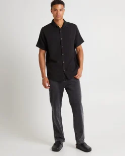 Bon Weave Shirt Washed Black