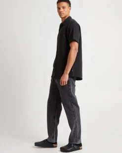 Bon Weave Shirt Washed Black