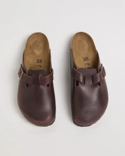Boston Natural Leather Oiled Clog