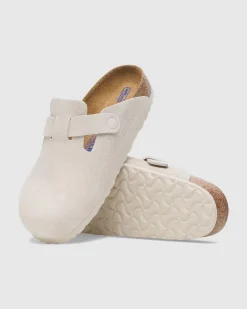 Boston Soft Footbed Suede Leather Clog
