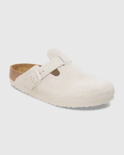 Boston Soft Footbed Suede Leather Clog