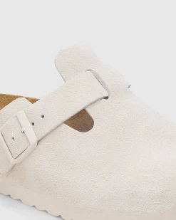 Boston Soft Footbed Suede Leather Clog