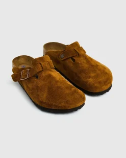 Boston Soft Footbed Suede Leather Sandals