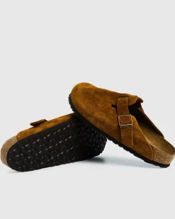 Boston Soft Footbed Suede Leather Sandals