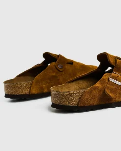 Boston Soft Footbed Suede Leather Sandals