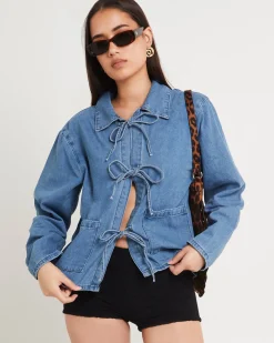 Bow Bow Denim Chore Jacket