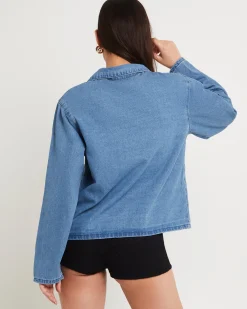 Bow Bow Denim Chore Jacket