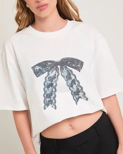 Bow-Tiful Oversized T-Shirt