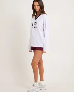 Brianna Mesh Sports Long Sleeve T-Shirt
