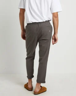 Brody Linen Pants in Muted Olive