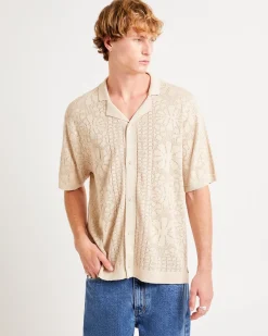 Bronson Knitted Short Sleeve Resort Shirt