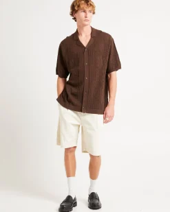Bronson Knitted Short Sleeve Resort Shirt