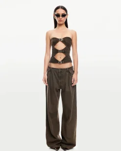 Buckle Corset Top