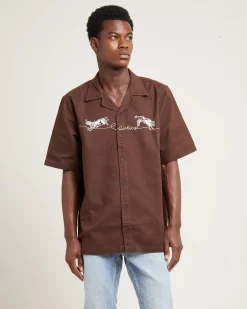 Bully Boy Short Sleeve Shirt Brown