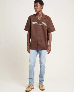 Bully Boy Short Sleeve Shirt Brown