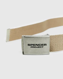 Burnside Canvas Belt Ecru