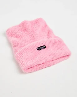 Burnside Fluffy Beanie Pink
