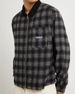 Caden Zip Long Sleeve Shirt
