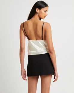 Camille Contrast Slip Top