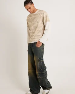 Camo Double Sleeves T-Shirt