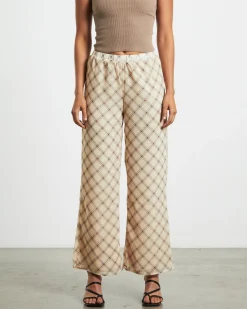 Candice Pants in Check Print