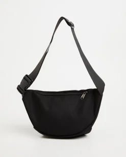 Canvas Satchel Bag in Black