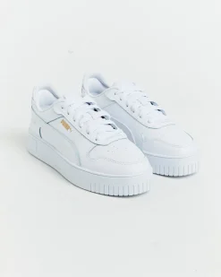 Carina Street Puma Sneakers in White/Gold